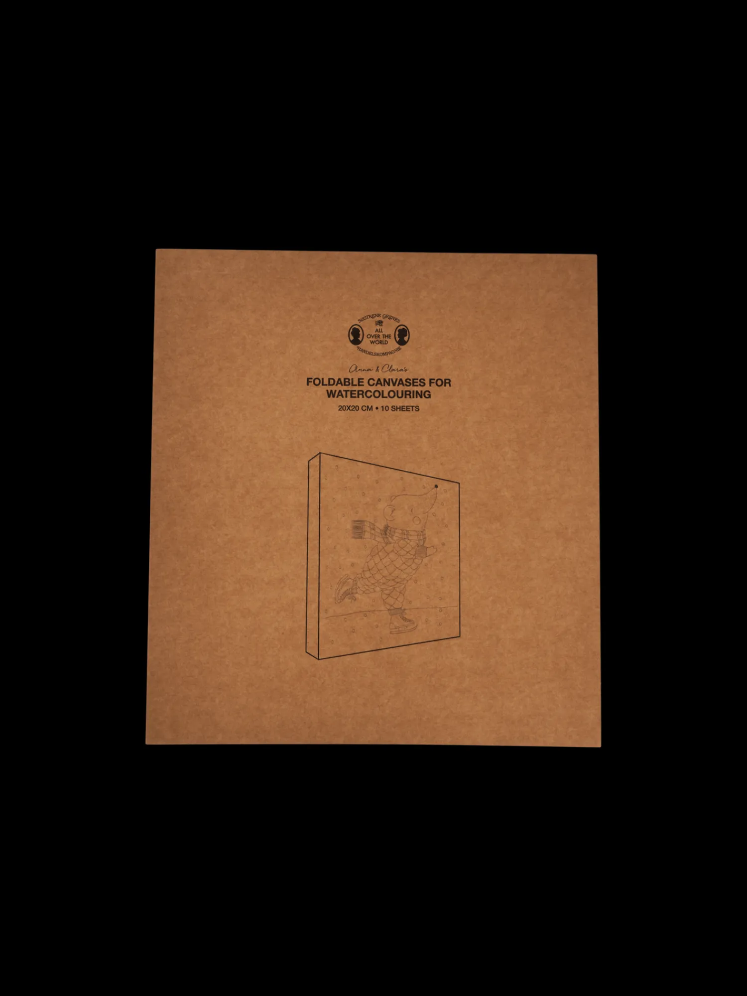 Søstrene Grene Malertilbehør^Akvarellærredsblok 20 X 20