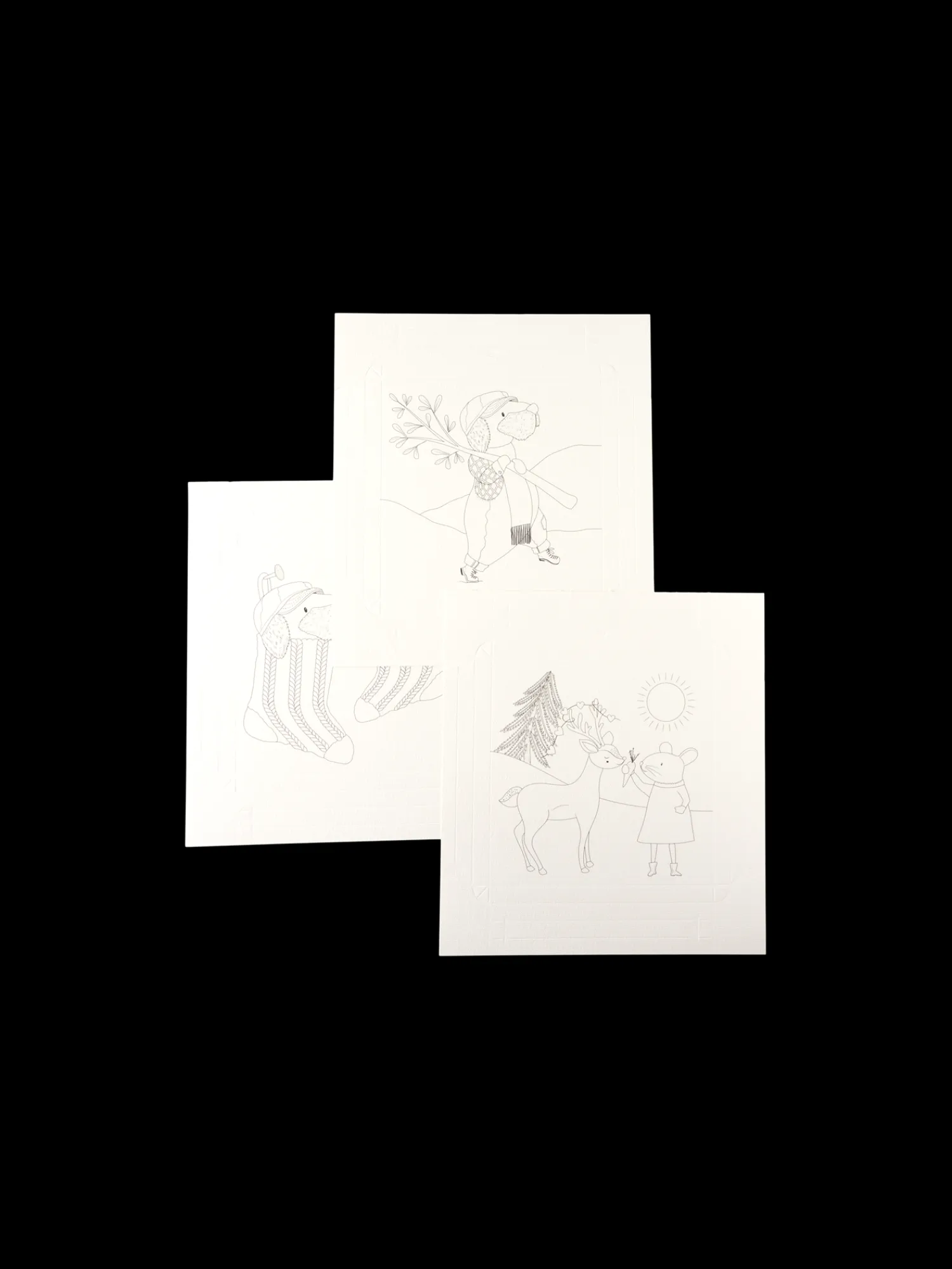 Søstrene Grene Malertilbehør^Akvarellærredsblok 20 X 20