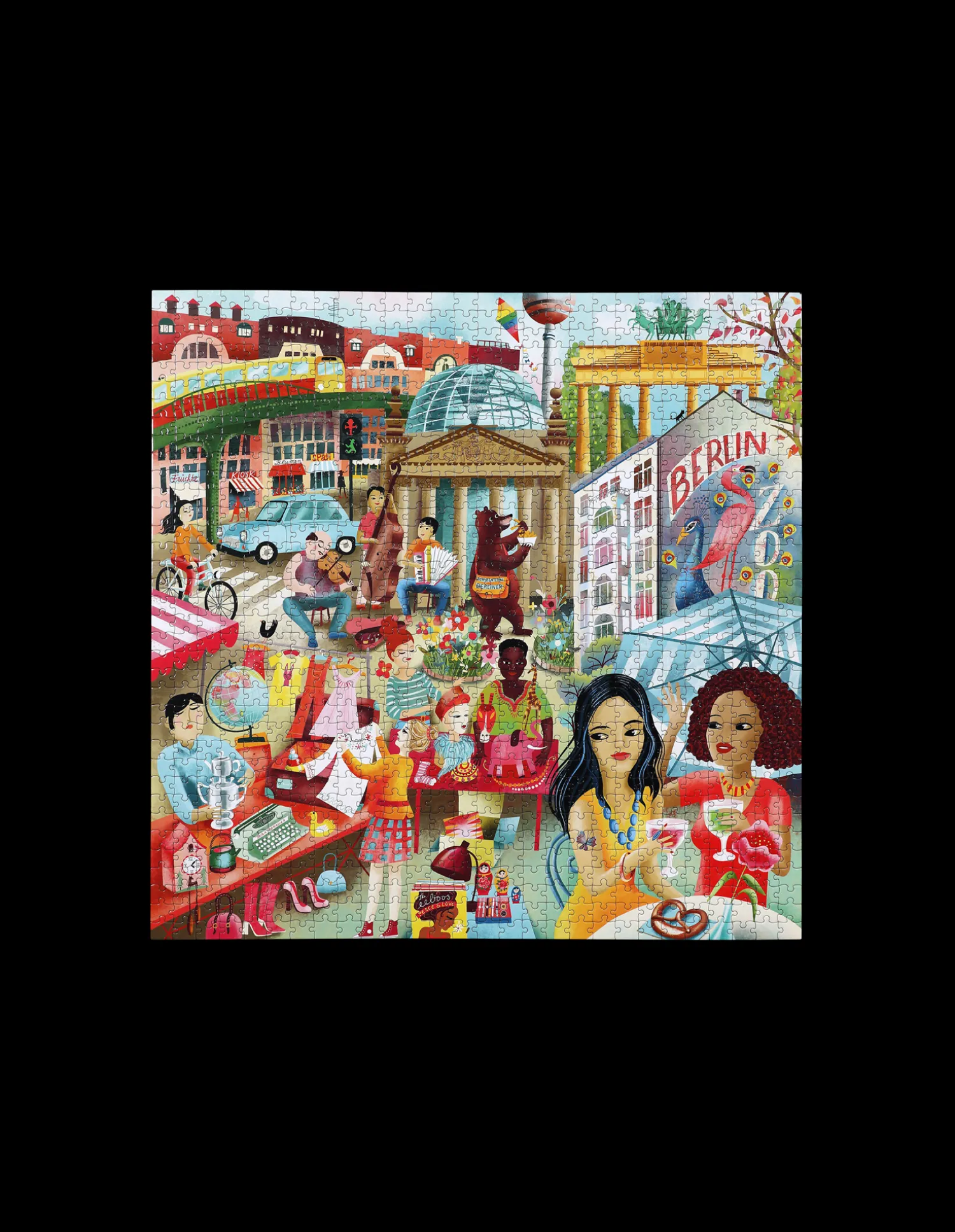 Søstrene Grene Puslespil Og Spil^Berlin Life-puslespil 1000 Brikker