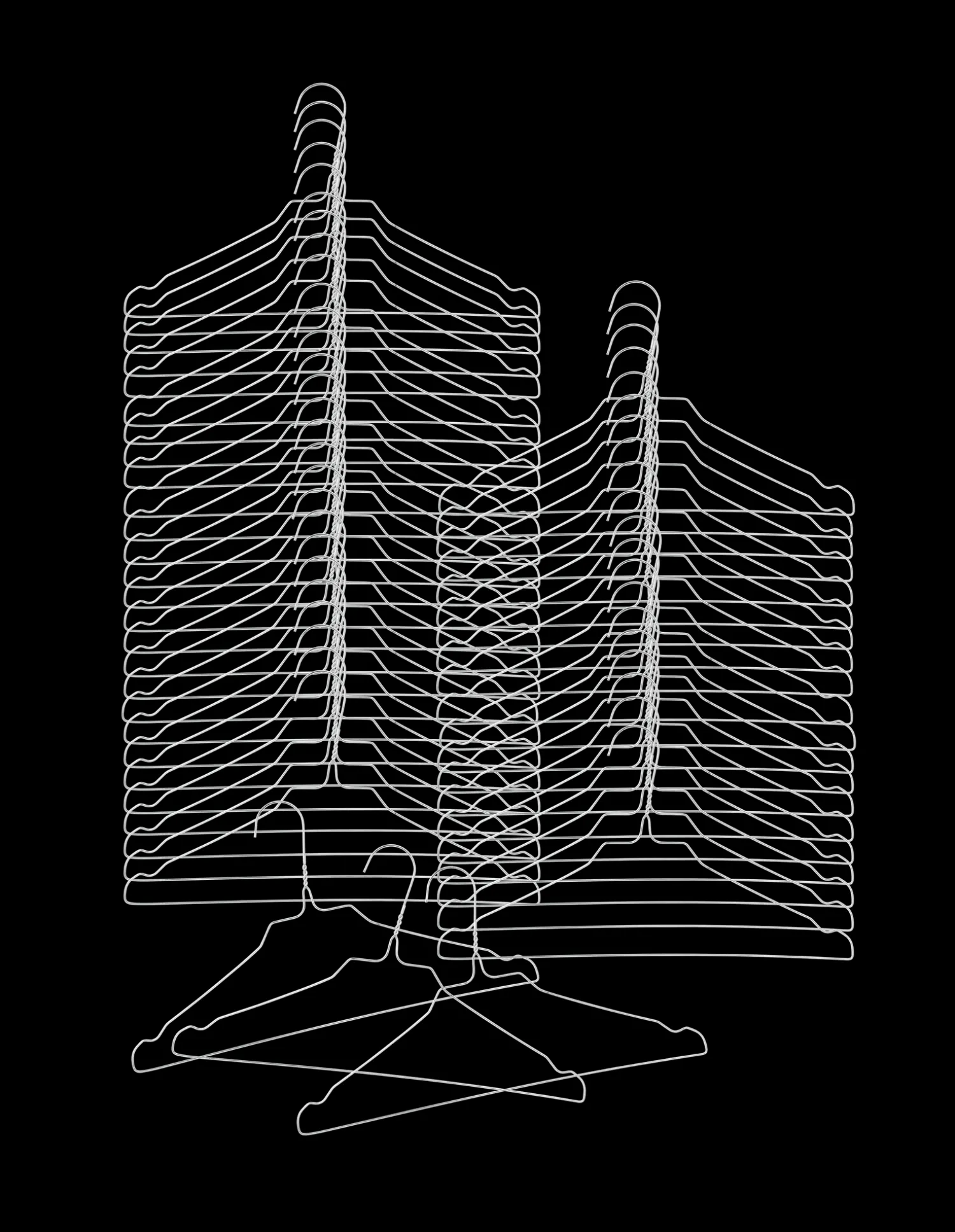 Søstrene Grene Opbevaring^Bøjler 50 Stk