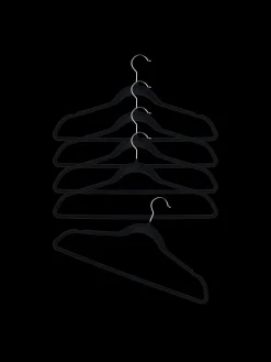 Søstrene Grene Opbevaring^Bøjler I Velour 5 Stk