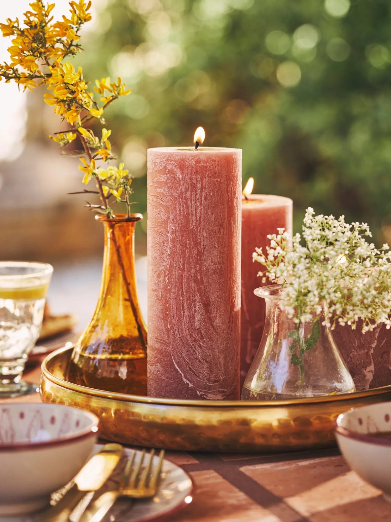 Søstrene Grene Lys|Bloklys^Bloklys