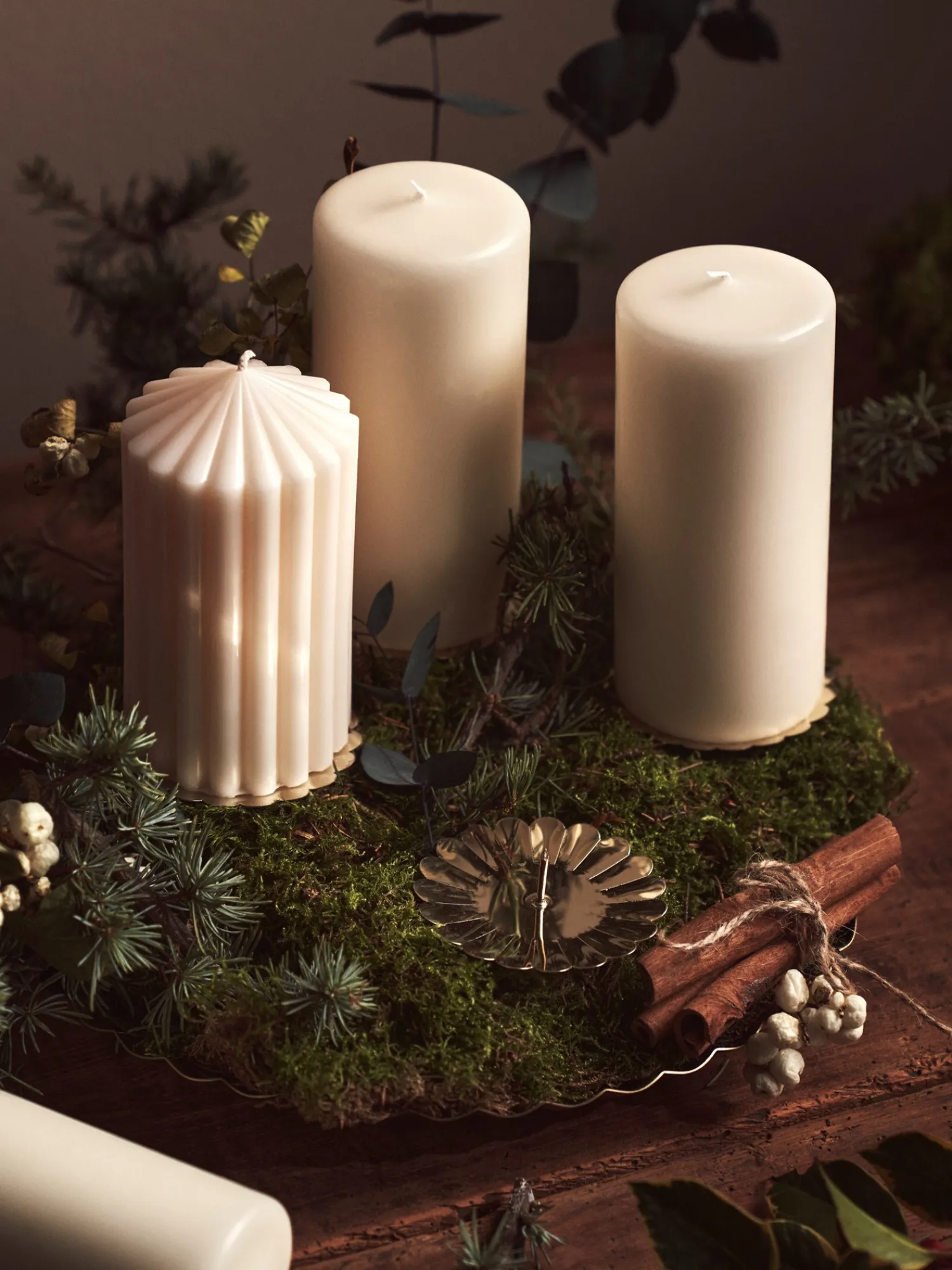 Søstrene Grene Lys|Bloklys^Bloklys 15 Cm