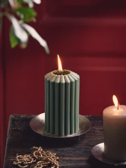 Søstrene Grene Julelys|Lys^Bloklys 13 Cm