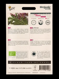 Søstrene Grene Have^Buzzy® økologiske Salviefrø