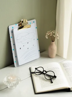 Søstrene Grene Skrivebords­Tilbehør^Clipboard Med Notesblok