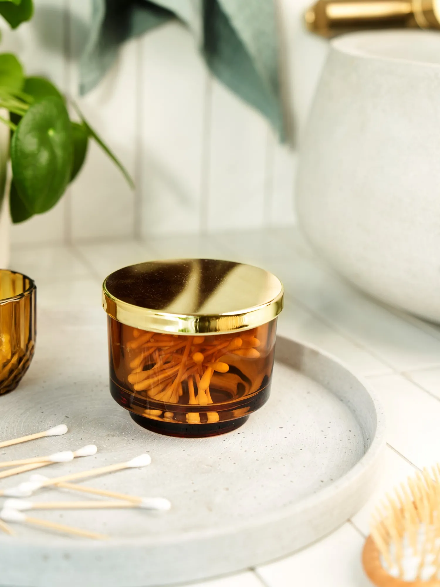 Søstrene Grene Dekoration^Dekorativ Krukke Med Låg