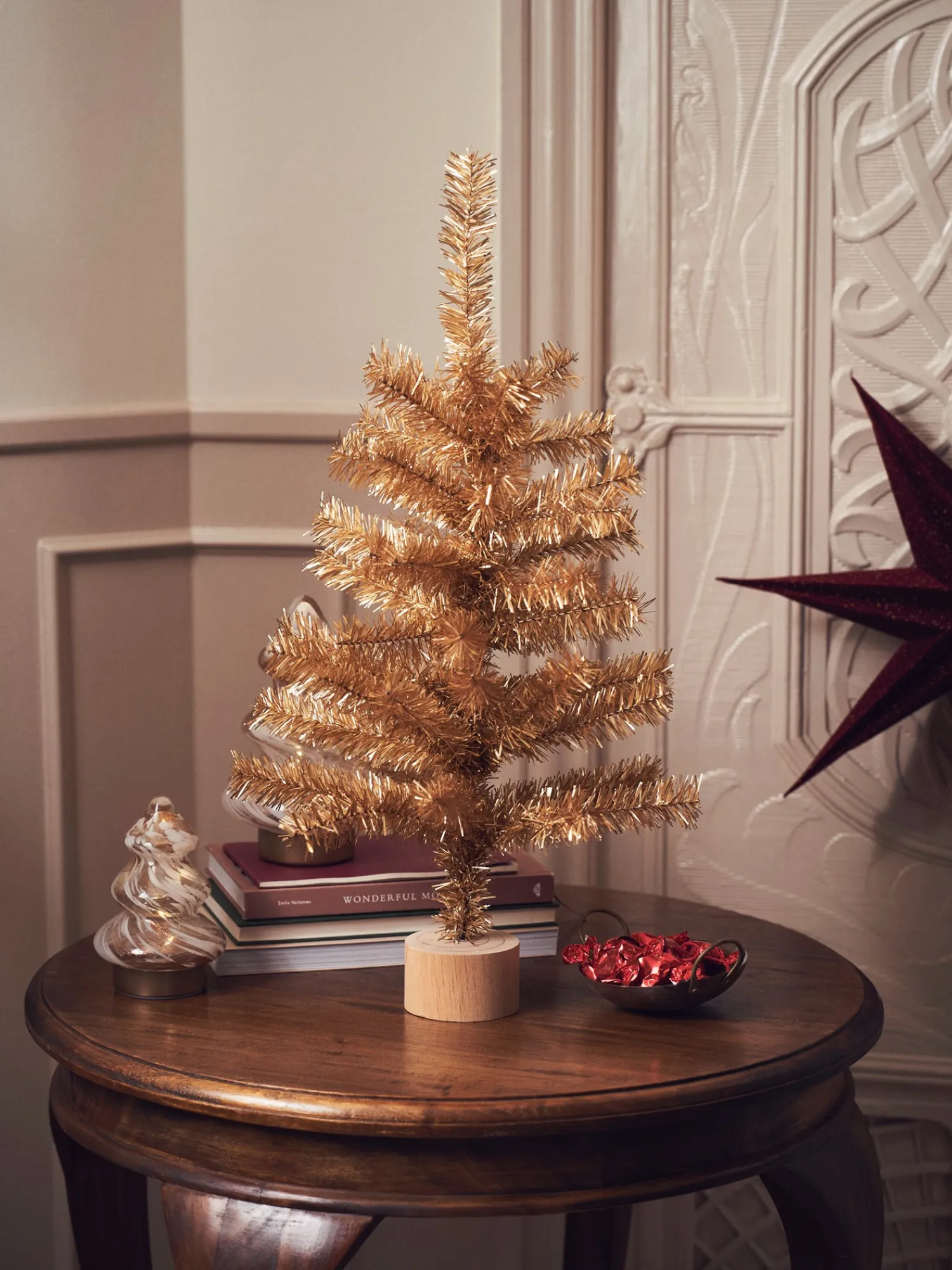 Søstrene Grene Julepynt|Dekoration^Dekorativt Glittertræ