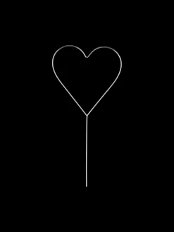 Søstrene Grene Julepynt|Dekoration^Dekorativt Metalhjerte