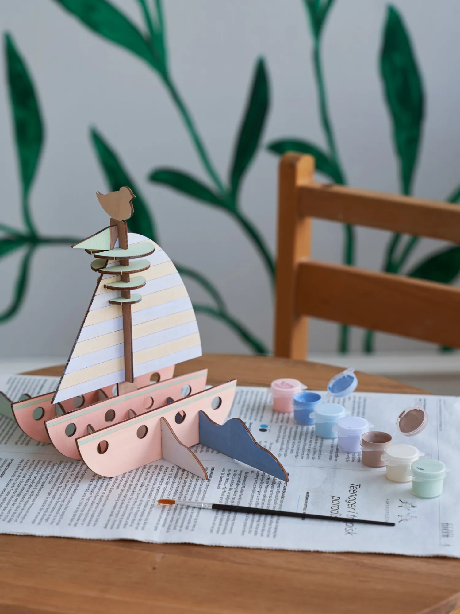 Søstrene Grene Malertilbehør^DIY-byggesæt I Træ