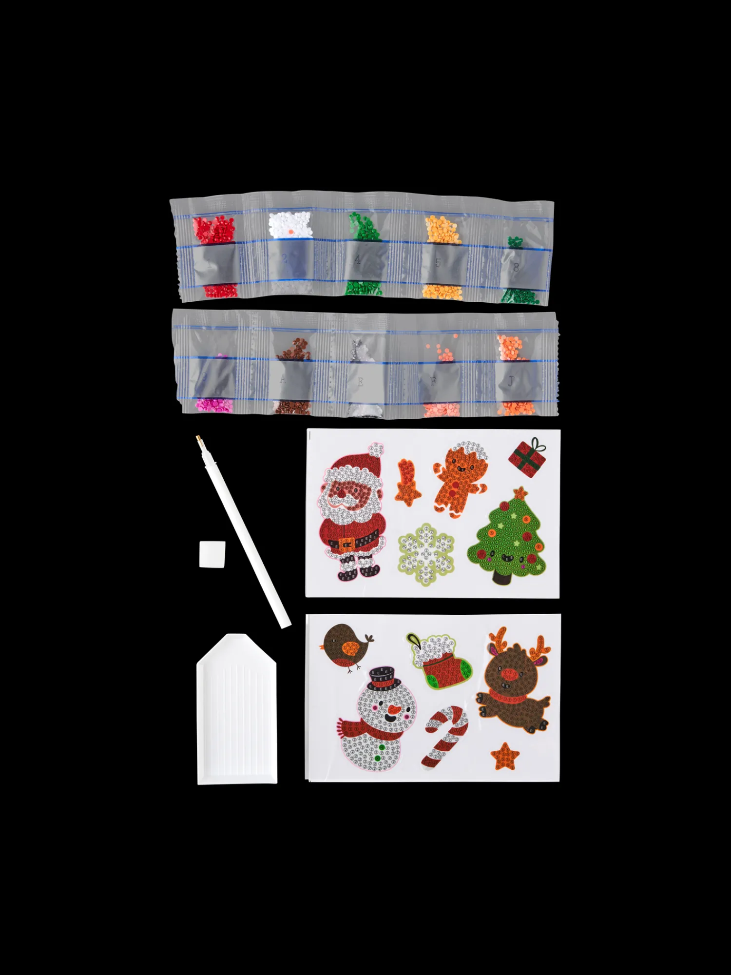 Søstrene Grene Julepynt|Diy-Kit^DIY-juleklistermærker