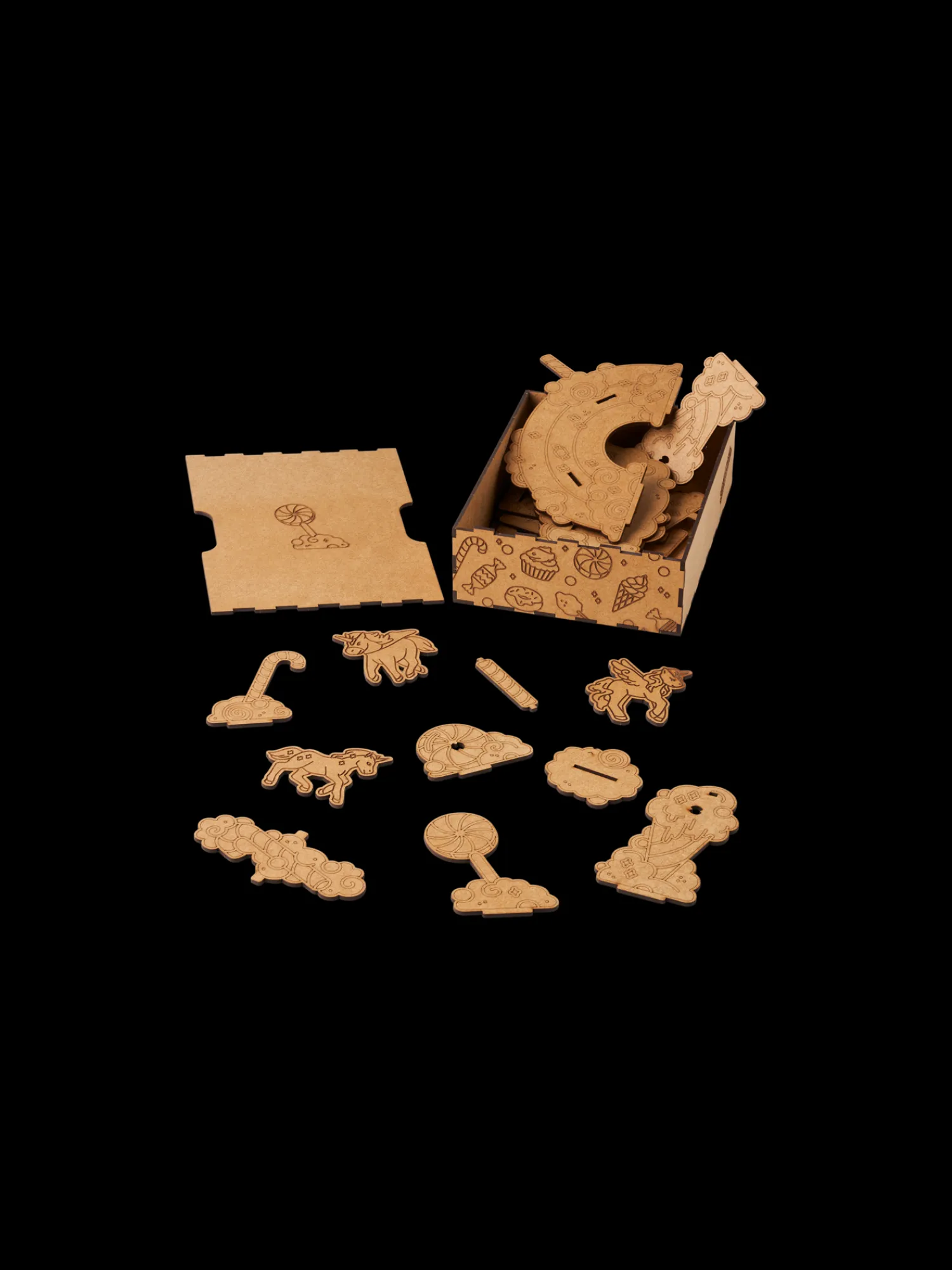 Børn Søstrene Grene Trælegetøj^DIY-kit Candy Land