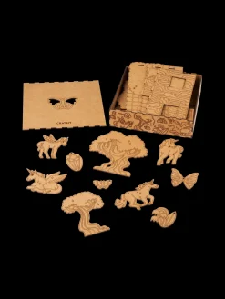 Børn Søstrene Grene Trælegetøj^DIY-kit Magic Forest