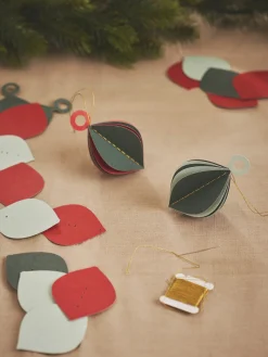 Søstrene Grene Juletræs­Pynt|Dekoration^DIY-sæt Papirpynt