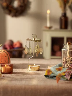 Søstrene Grene Lysestager|Dekoration^Englespil Med Egetræsmotiver