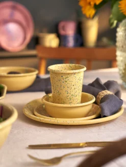 Søstrene Grene Service^Flow Fest Glas - Gul