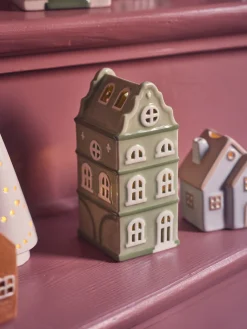 Søstrene Grene Julepynt|Lysestager^Fyrfadsstage Hus