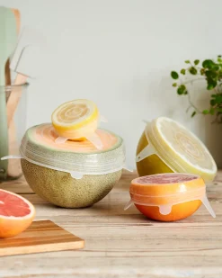 Søstrene Grene Køkkentilbehør^Genanvendelige Låg Til Madvarer