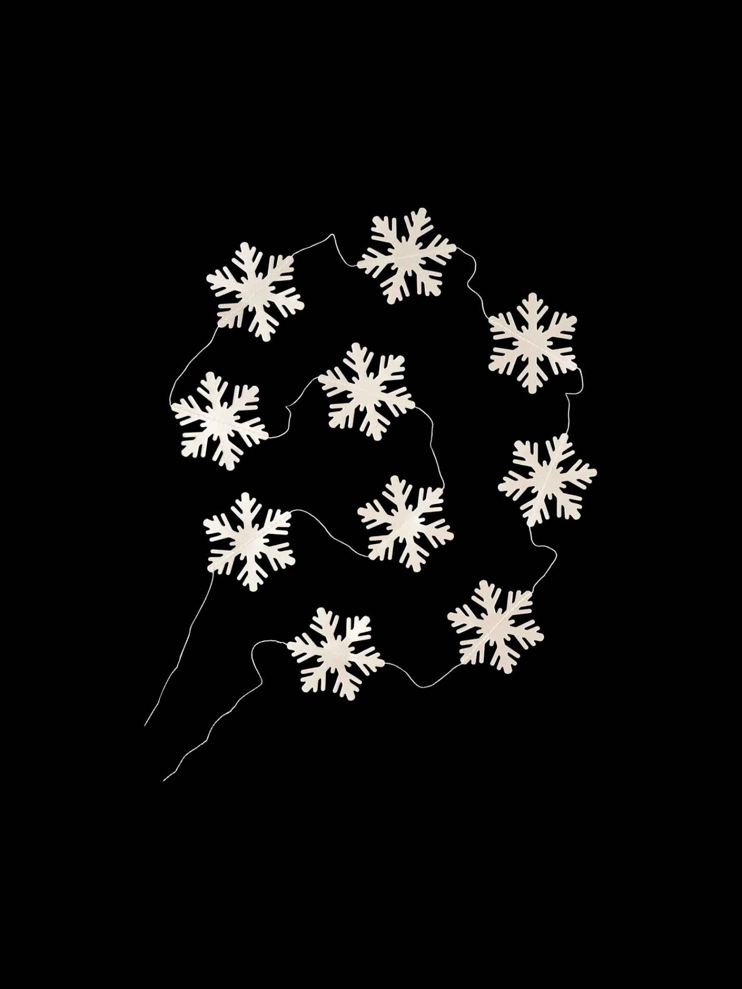 Søstrene Grene Julepynt|Dekoration^Guirlande Med Snefnug