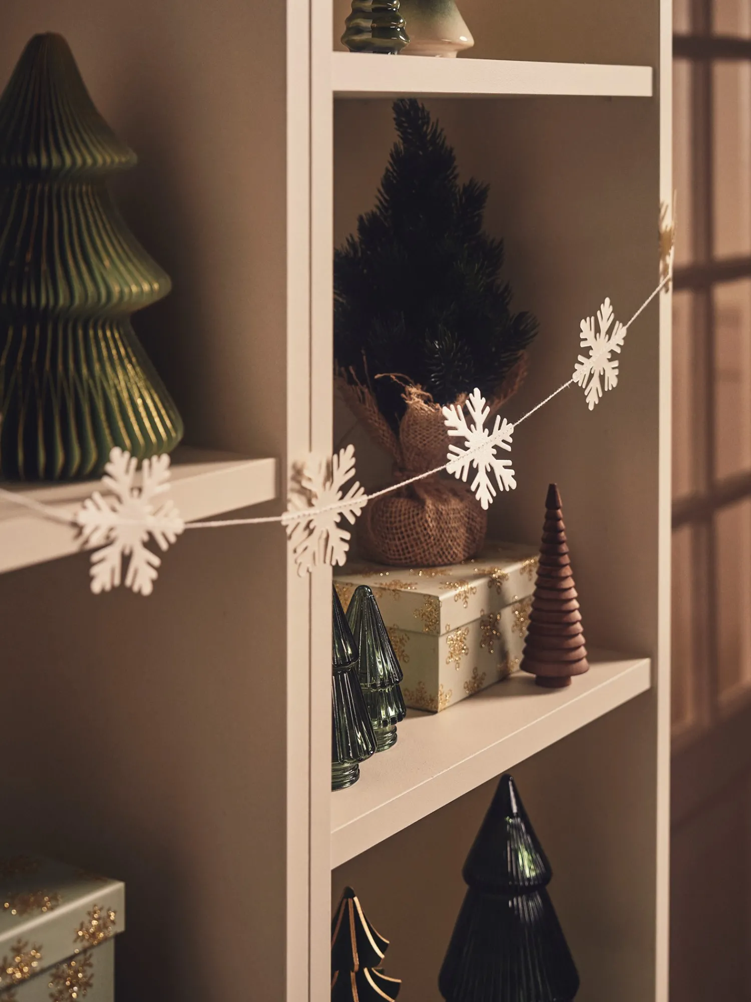 Søstrene Grene Julepynt|Dekoration^Guirlande Med Snefnug