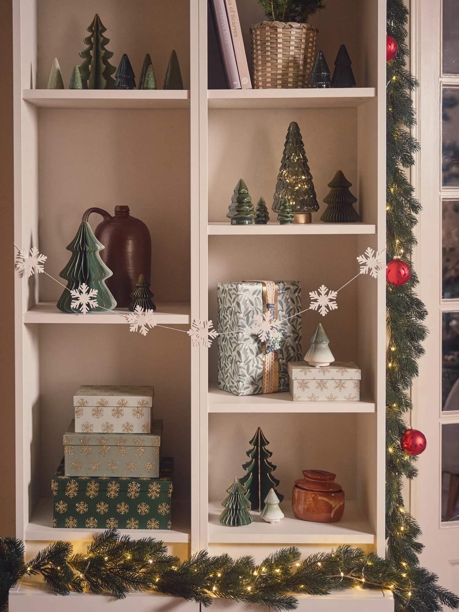 Søstrene Grene Julepynt|Dekoration^Guirlande Med Snefnug