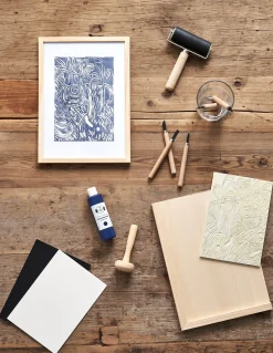 Søstrene Grene Malertilbehør^Gummiplade 18 X 24 Til Linoleumstryk