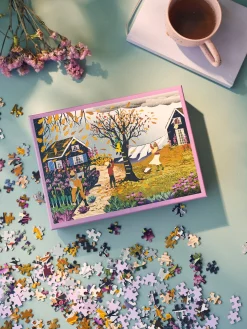 Søstrene Grene Puslespil Og Spil^Here Comes The Rain-puslespil 1000 Brikker