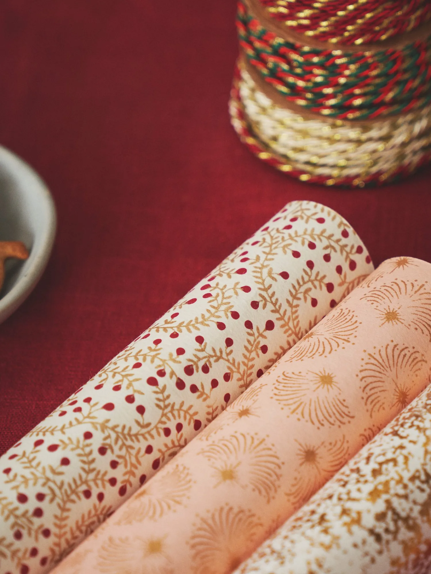 Søstrene Grene JuleIndpakning|Papirvarer^Håndlavet Bomuldspapir