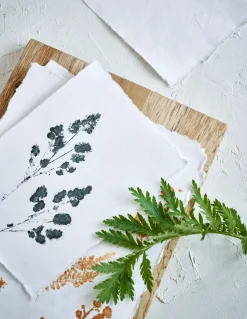 Søstrene Grene Papirvarer^Håndlavet Bomuldspapir A4