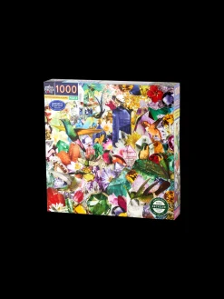 Søstrene Grene Puslespil Og Spil^Hummingbirds And Gems Puslespil 1000 Brikker