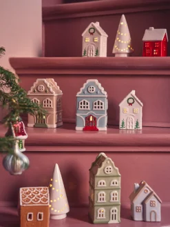 Søstrene Grene Julepynt|Lysestager^Hus Til Fyrfadslys