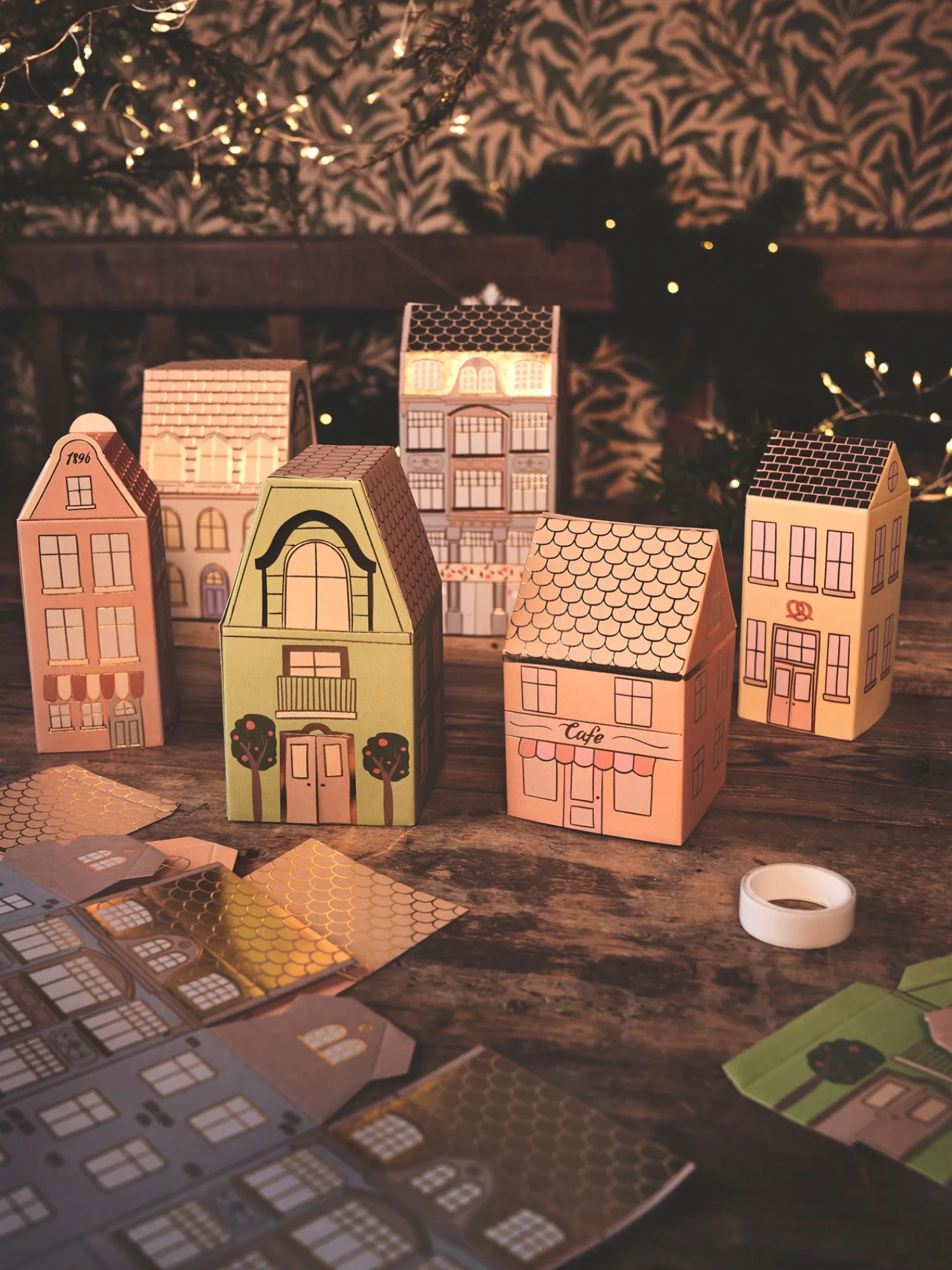 Søstrene Grene Julepynt|Dekoration^Julehuse Af Papir