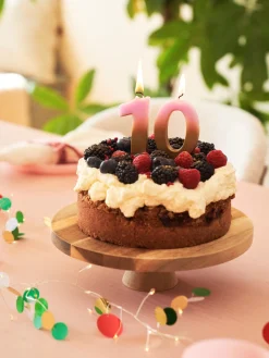 Søstrene Grene Festpynt^Kagelys Med 0-tal