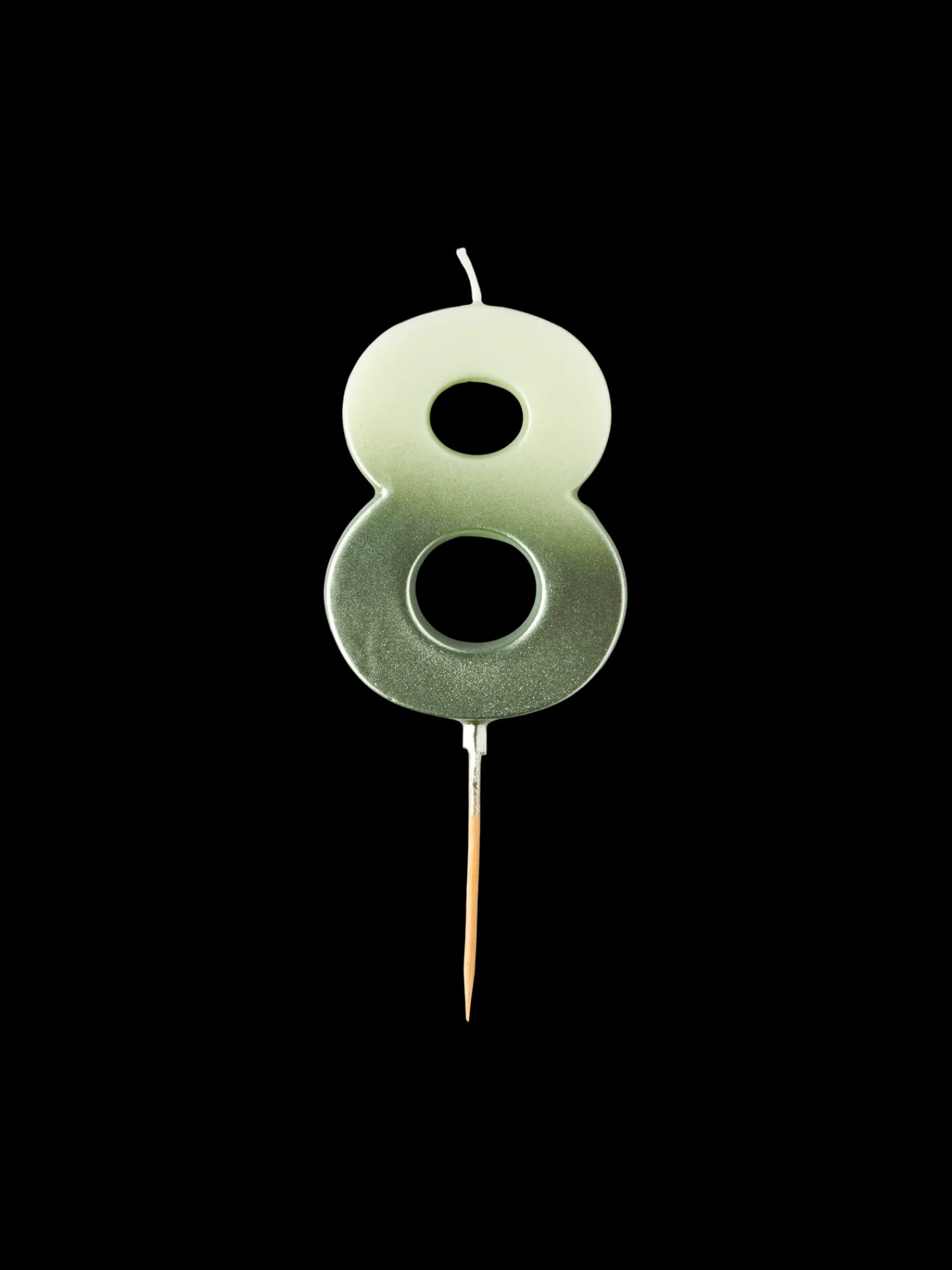 Søstrene Grene Festpynt^Kagelys Med 8-tal