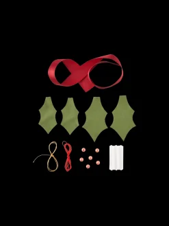 Søstrene Grene Julepynt|Diy-Kit^Kristtorn-DIY-sæt