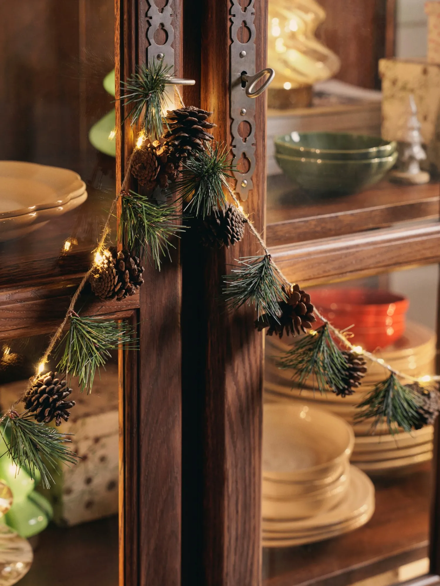 Søstrene Grene Julepynt|Lamper^Kunstig Granguirlande Med LED