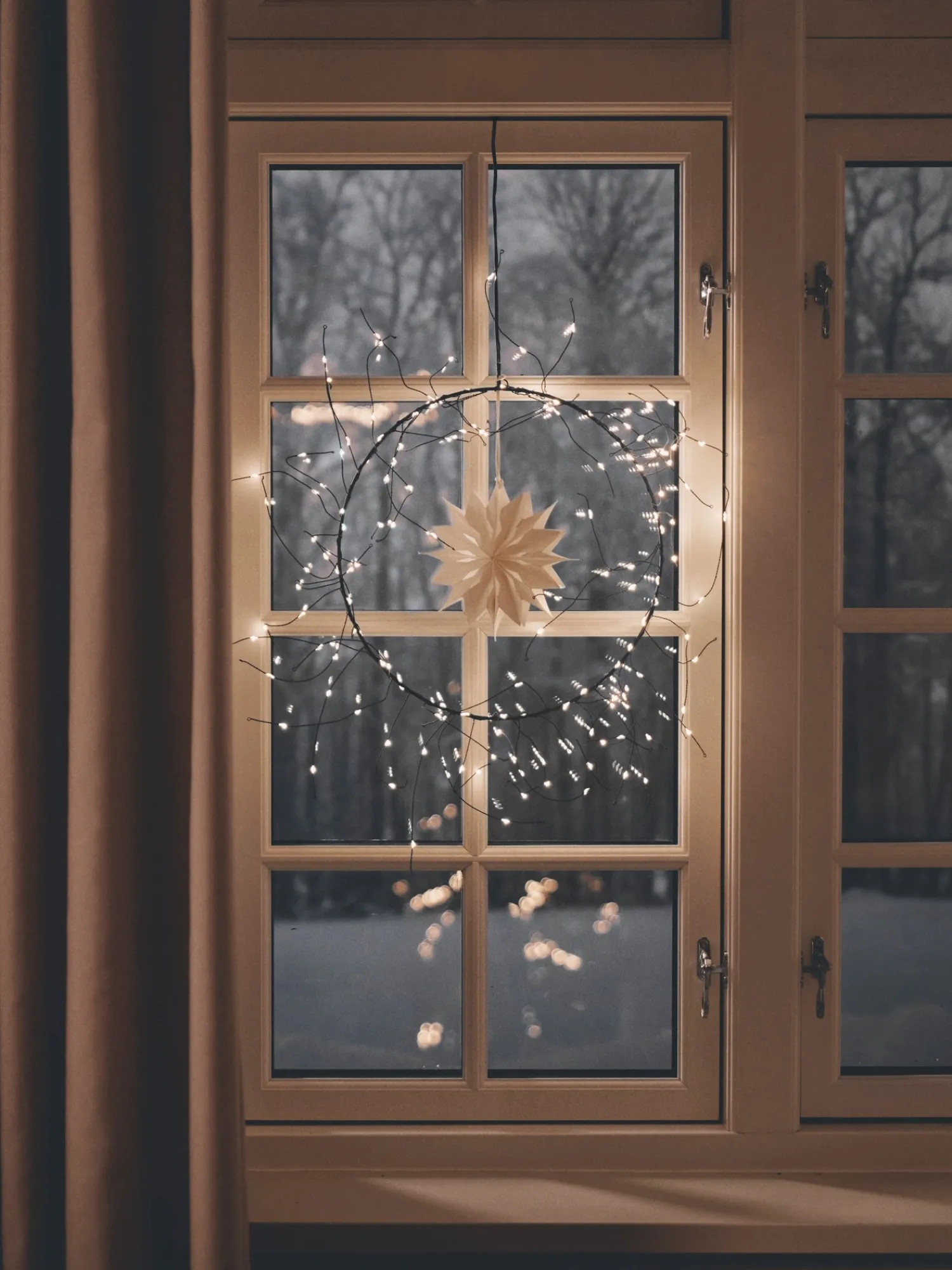 Søstrene Grene Julepynt|Dekoration^LED Krans Ø30