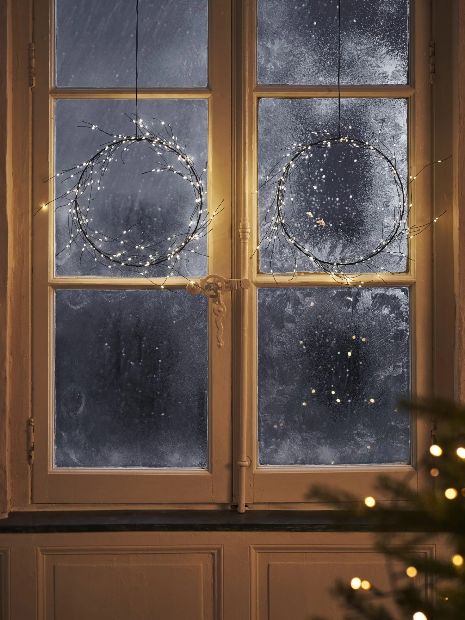 Søstrene Grene Julepynt|Dekoration^LED Krans Ø30