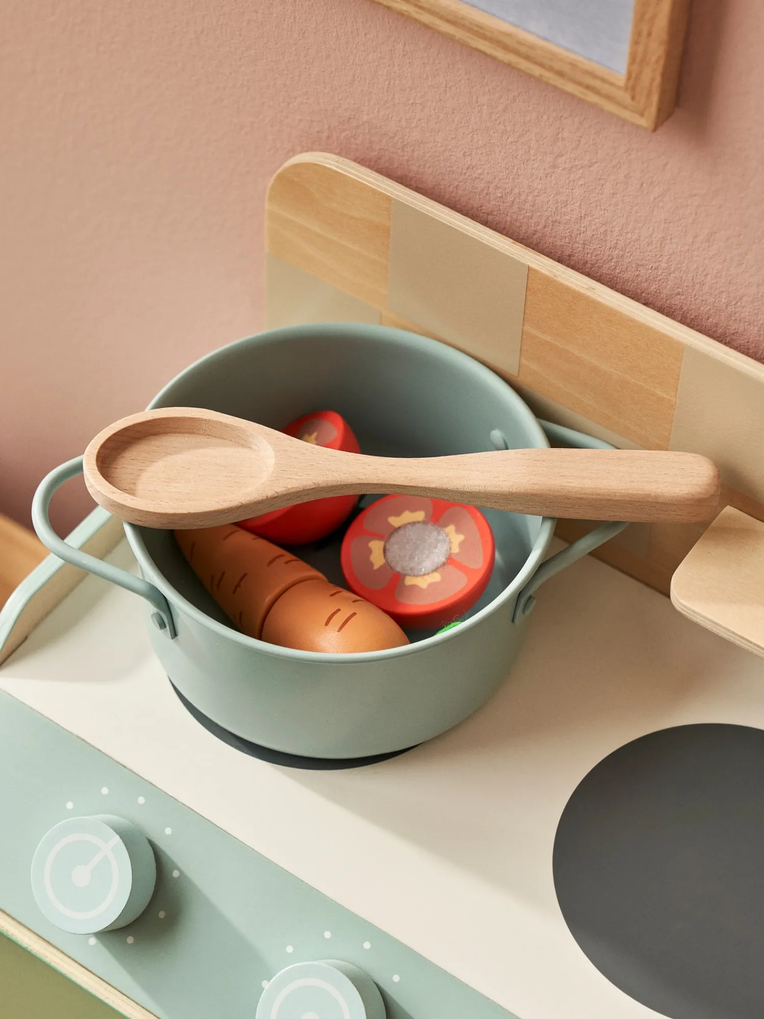 Børn Søstrene Grene Trælegetøj^Legetøjsske