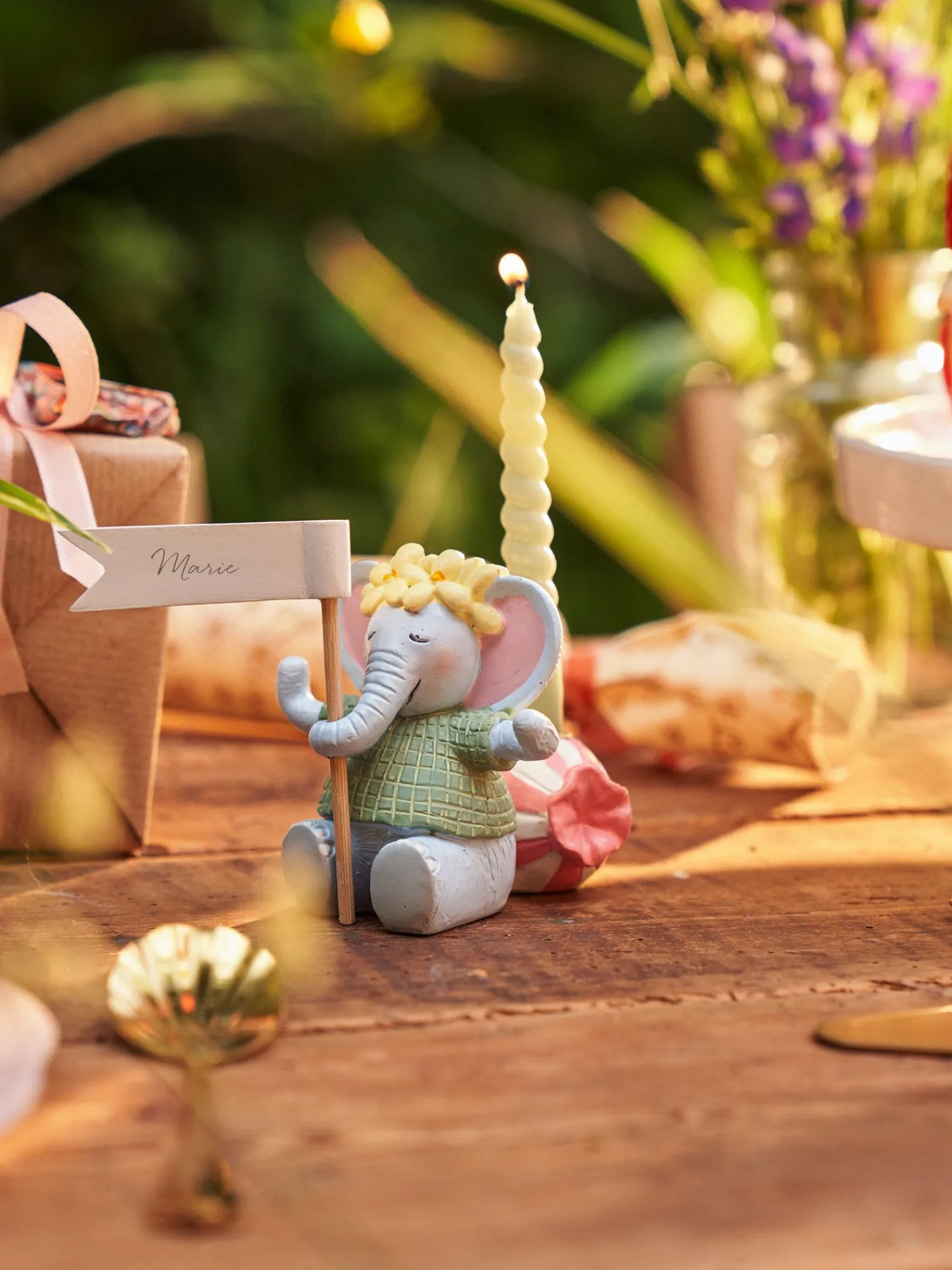 Søstrene Grene Festpynt^Lysestage Med Fødselsdagsfigur