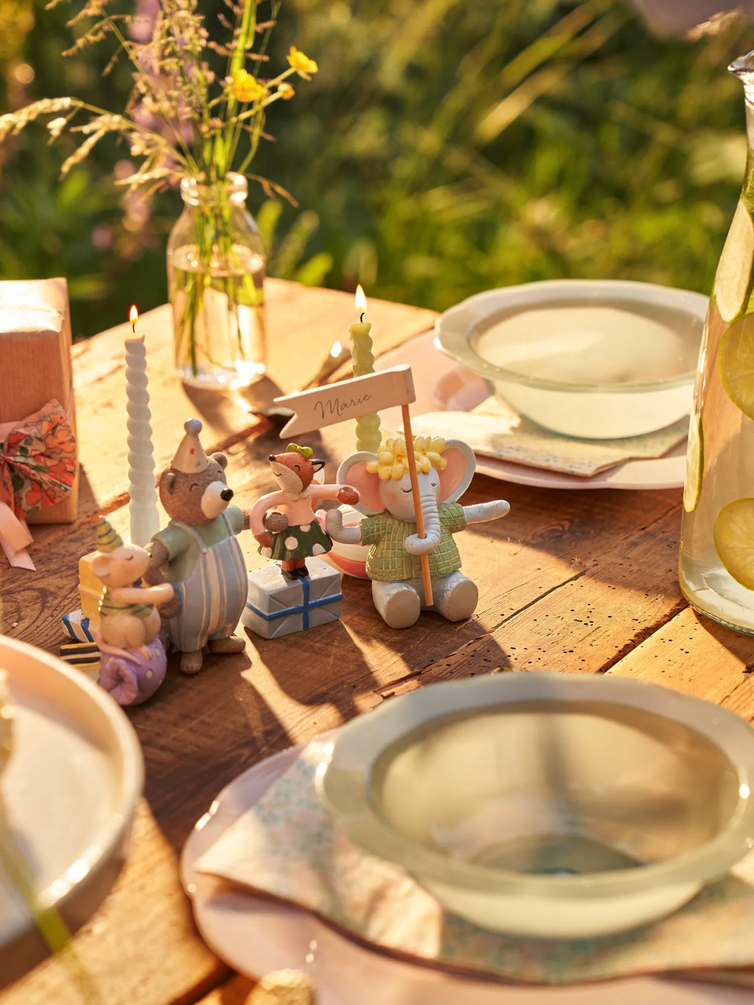 Søstrene Grene Festpynt^Lysestage Med Fødselsdagsfigur