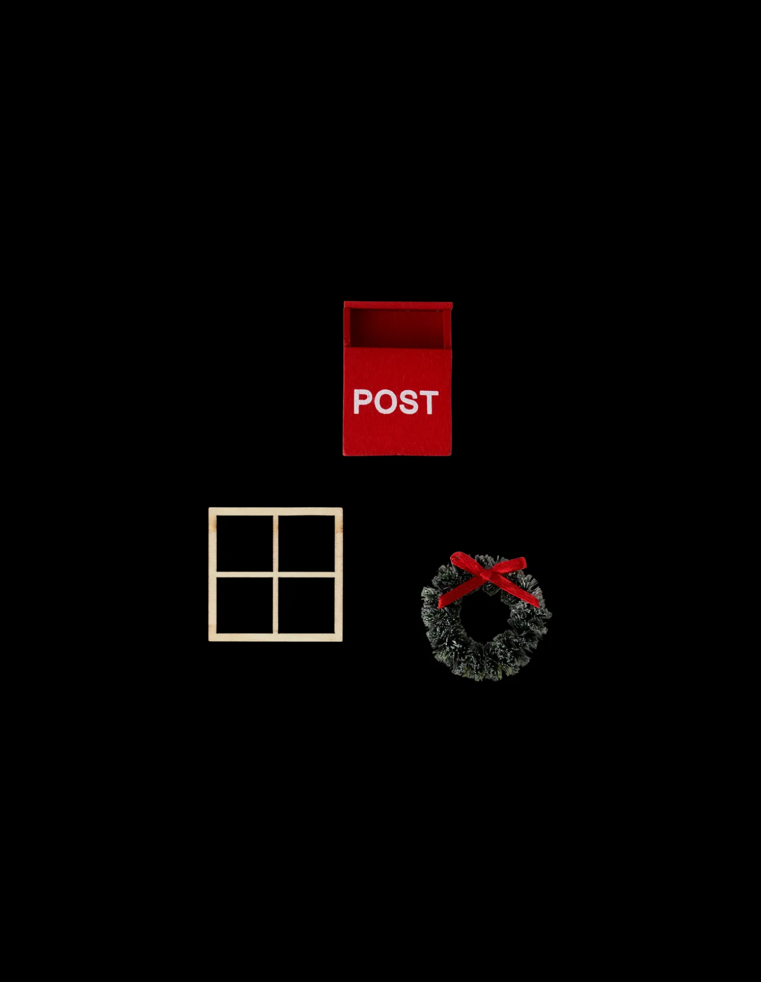 Søstrene Grene Julepynt|Nissedør Og Tilbehør^Mini Sæt Til Julenisse