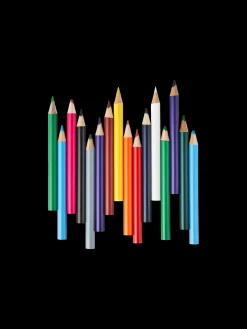 Børn Søstrene Grene Tegn Og Mal^Mini-farveblyanter