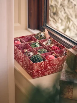 Søstrene Grene Julekugler|Opbevaring^Opbevaringsæske Til Julekugler