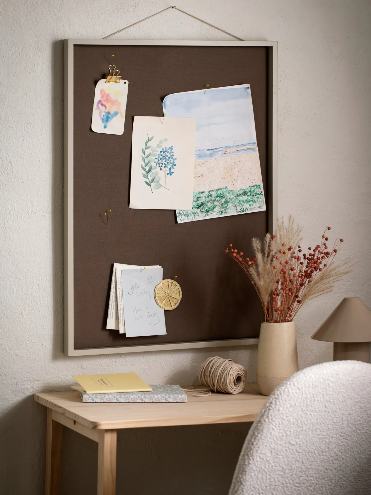 Søstrene Grene SkrivebordsTilbehør^Opslagstavle