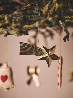 Søstrene Grene Julekugler|Juletræs­Pynt^Ornament Med Stjerneskud