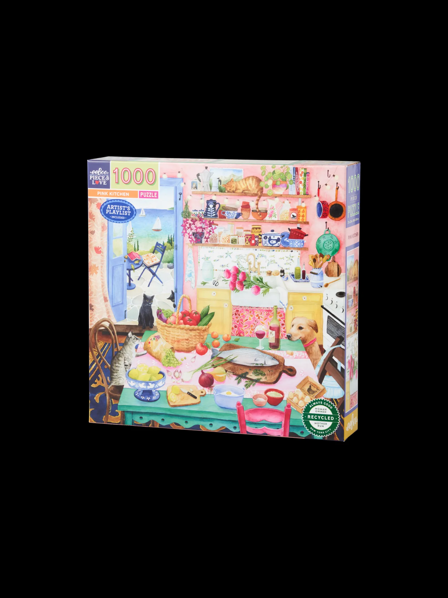 Søstrene Grene Puslespil Og Spil^Pink Kitchen-puslespil 1000 Brikker