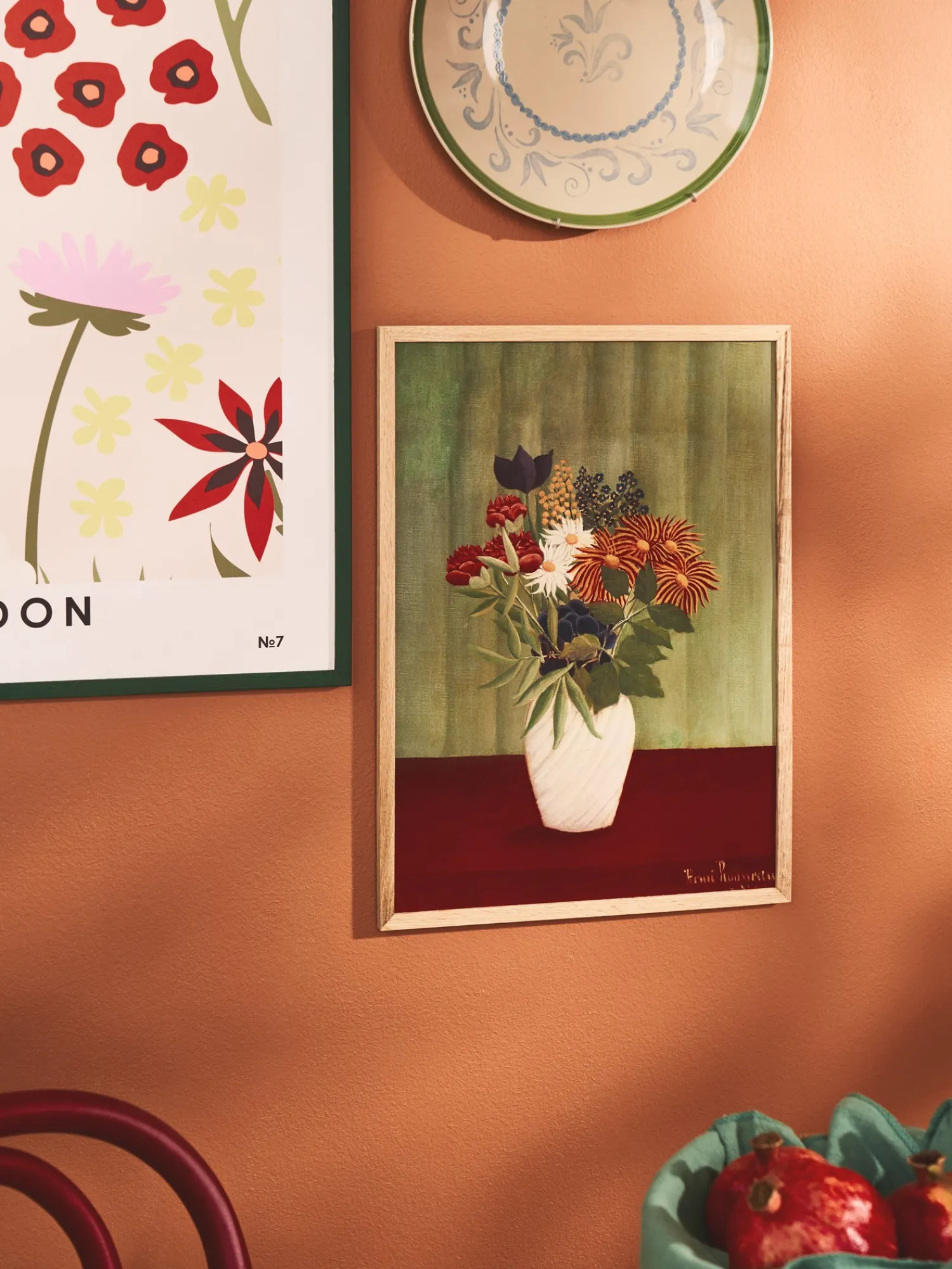 Søstrene Grene Rammer Og Plakater^Plakat Bouquet De Fleurs 02 A3