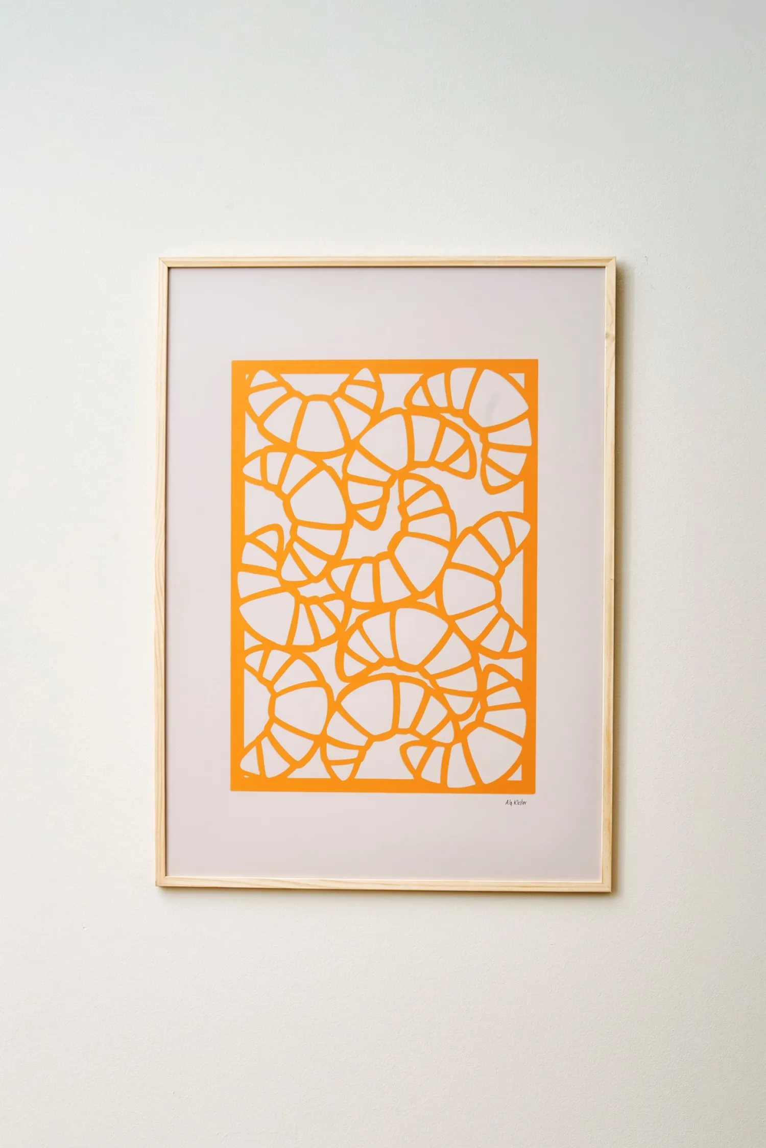 Søstrene Grene Rammer Og Plakater^Plakat Croissants 50 X 70