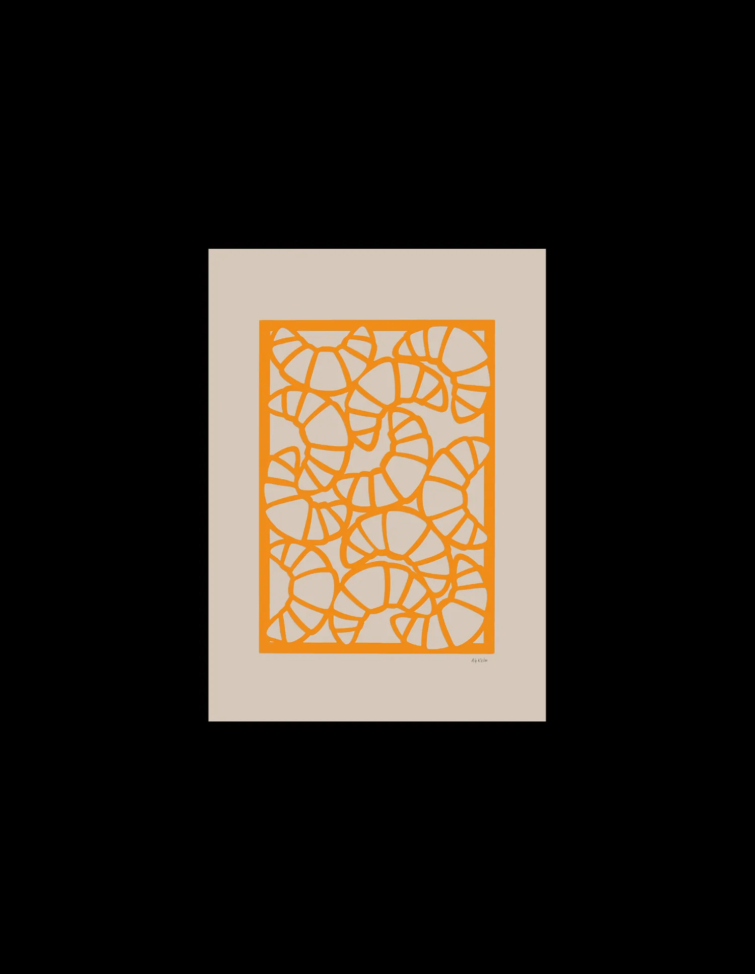 Søstrene Grene Rammer Og Plakater^Plakat Croissants A4